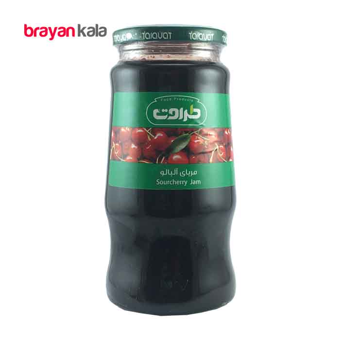 عکس اصلی مربای آلبالو طراوت وزن 780 گرمی